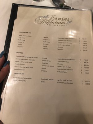 Menu photo 2 Brasas Argentinas Buenos Aires, C Menu photo 2 Brasas Argentinas Buenos Aires, C