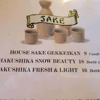 Fishbones - Regular menu sake - Sushi Bars Near Me - Saint Clair Shores, Michigan