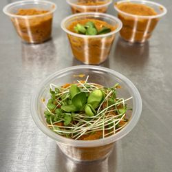 BB's Health Foods - Carrot Hummus! Find it in our Grab & Go Case!