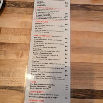 Hat Yai - Menu (Nov 2023) - Thai Near Me - Portland, Oregon Hat Yai - Menu (Nov 2023) - Thai Near Me - Portland, Oregon