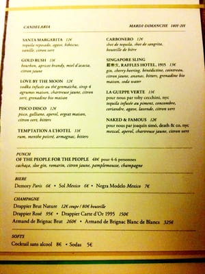 Menu photo 8 Candelaria Paris, 75