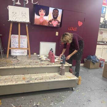 Painting with a Twist - Instructor setting up after 3:00(start time) - Art Classes Near Me - Orlando, Florida Painting with a Twist - Instructor setting up after 3:00(start time) - Art Classes Near Me - Orlando, Florida