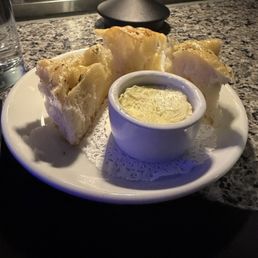 Complimentary bread and butter Complimentary bread and butter