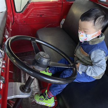 Children's Discovery Museum - Sitting in the fire truck - Children's Museums Near Me - San Jose, California Children's Discovery Museum - Sitting in the fire truck - Children's Museums Near Me - San Jose, California
