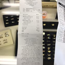 Invicta at Woodbury Common Premium Outlets - Receipt