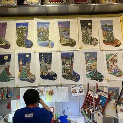 Needlepoint - They finish in store!