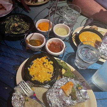 Machete Tequila + Tacos - Masa Crisps with 4 Salsas and Dos Pistolas - Mexican Near Me - Denver, Colorado