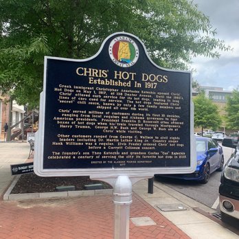 Chris' Famous Hotdogs - I love a good blue marker! - Sandwiches Near Me - Montgomery, Alabama Chris' Famous Hotdogs - I love a good blue marker! - Sandwiches Near Me - Montgomery, Alabama