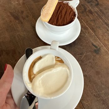 Mercato And Company - Double Expresso with cream and a tiramisu latte - Coffee & Tea Near Me - Houston, Texas Mercato And Company - Double Expresso with cream and a tiramisu latte - Coffee & Tea Near Me - Houston, Texas