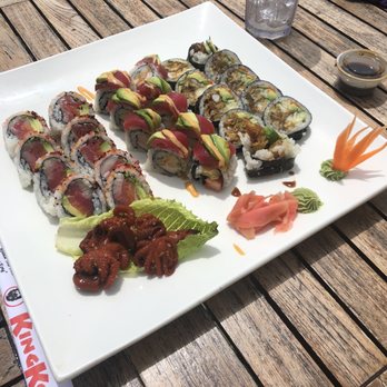 King Kong Sushi - Baby octopus sashimi, spyder roll, 2 raw rolls. - Sushi Bars Near Me - Myrtle Beach, South Carolina King Kong Sushi - Baby octopus sashimi, spyder roll, 2 raw rolls. - Sushi Bars Near Me - Myrtle Beach, South Carolina