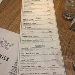 Tellus - Newerish menu