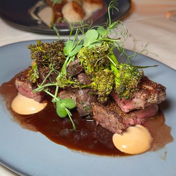 The Carillon - Marfa Meats N.Y. Strip - New American Near Me - Austin, Texas The Carillon - Marfa Meats N.Y. Strip - New American Near Me - Austin, Texas