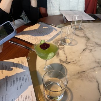 ilili DC - Cucumber cocktail - Lebanese Near Me - Washington, DC, District of Columbia