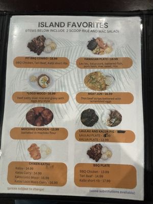 Menu photo 8 Pacific Island Taste Las Vegas, NV