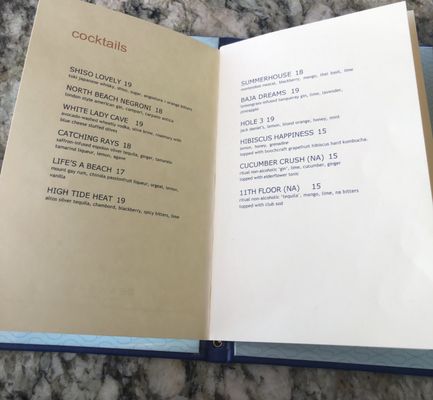 Menu photo 2 Sea & Sky La Jolla, CA Menu photo 2 Sea & Sky La Jolla, CA