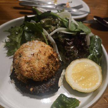 Alteño - Mushroom stuffed with crab - Bars Near Me - Austin, Texas