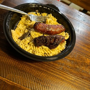 Olive Garden Italian Restaurant - Italian Sausage with rotini. Who do you think consciously said that sausage is edible and served it? - Italian Near Me - Springfield, Ohio Olive Garden Italian Restaurant - Italian Sausage with rotini. Who do you think consciously said that sausage is edible and served it? - Italian Near Me - Springfield, Ohio