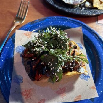 Nixta Taqueria - carrot tostada - Mexican Near Me - Austin, Texas