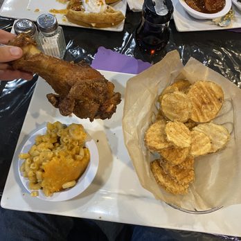Hill’s Chicken And Waffle - They made me a custom plate right here not even on the menu - Waffles Near Me - Edgewater, Florida