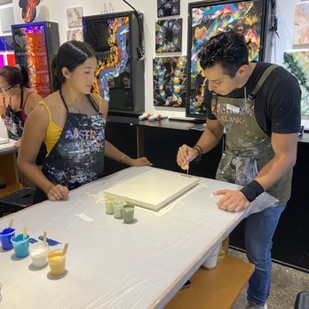 Abstract Orlando - Moe helping my daughter! - Art Galleries Near Me - Orlando, Florida