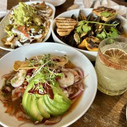 Casa Ortega - Ceviche, Mussels, Nachos chicken con