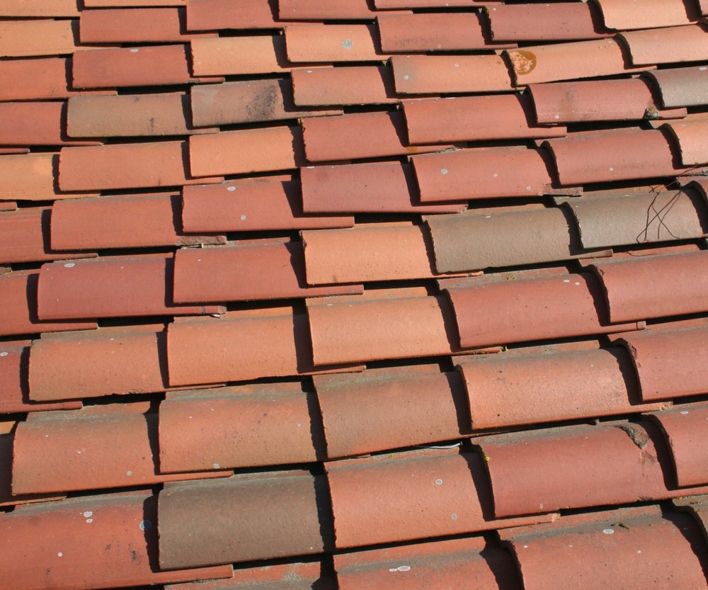 Slide of Vintage Roof Tile