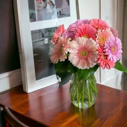 The Vintage Violet - Colorful gerbera daisies