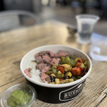 Bushfire Kitchen - Temecula - Steak Grass-fed Tri-Tip Bowl (gf) - Gluten-Free Near Me - Temecula, California Bushfire Kitchen - Temecula - Steak Grass-fed Tri-Tip Bowl (gf) - Gluten-Free Near Me - Temecula, California