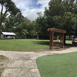 DuBois Park - DuBois is a flat space with restrooms and picnic pavilion on one end and a playground on the other.
