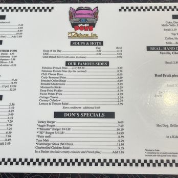 Don's Drive In - The menu - American Near Me - Traverse City, Michigan