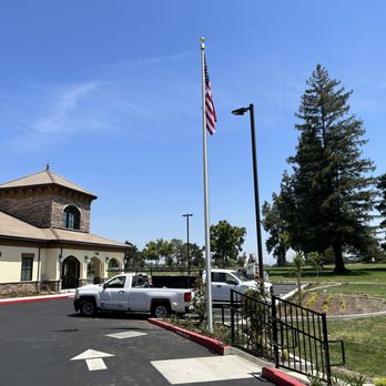 Pacific West Signs - Flagpole installation. - Signmaking Near Me - Sacramento, California Pacific West Signs - Flagpole installation. - Signmaking Near Me - Sacramento, California