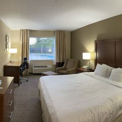 Wyndham Garden Cross Lanes Charleston - Clean and comfortable king room overlooking the pool