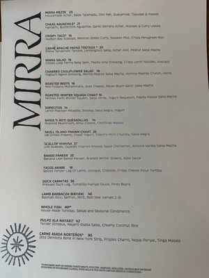 Menu photo 8 Mirra Chicago, IL