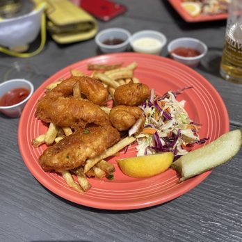 Noyo River Grill - Great fish n chips! The fried scallops are amazing too! If you like Calamari is very good with a sweet n spicy Asian dip sauce! - American Near Me - Fort Bragg, California Noyo River Grill - Great fish n chips! The fried scallops are amazing too! If you like Calamari is very good with a sweet n spicy Asian dip sauce! - American Near Me - Fort Bragg, California