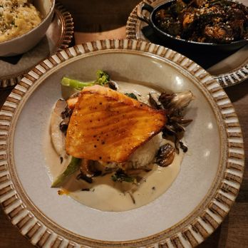 Gram & Dun - Lemon risotto salmon - Bars Near Me - Kansas City, Missouri Gram & Dun - Lemon risotto salmon - Bars Near Me - Kansas City, Missouri