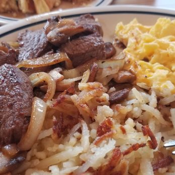 IHOP - Sirloin Steak Tips! Everything was seasoned perfectly! - Breakfast & Brunch Near Me - Catonsville, Maryland