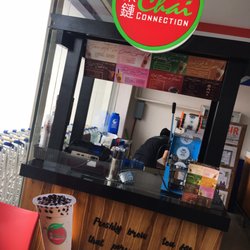Chai Connection - Tiny kiosk inside Shopwise Express that opens at 10 am