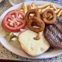 Swiss Cheese Burger