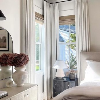 Blind Ambitions - Drapery panels soften and quite the room and work great with blinds & shades. - Shades & Blinds Near Me - Pasco, Washington
