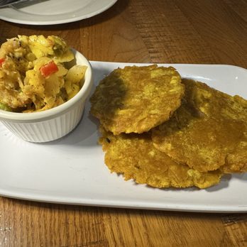 Dunns River Lounge - Ackee & Saltfish with Fried Green Plantains - highly recommended - Lounges Near Me - Rockville Centre, New York