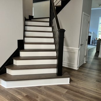 J Wood Flooring - Custom built staircase - Flooring Near Me - Pineville, North Carolina