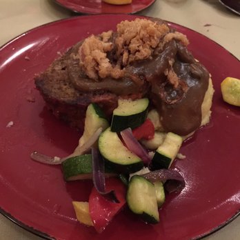 Linn's Restaurant - Meatloaf dinner. - American Near Me - Cambria, California Linn's Restaurant - Meatloaf dinner. - American Near Me - Cambria, California