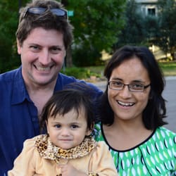 Budget Realty Colorado Inc - Budget Realty Colorado's Broker Owner
Michael Santulli and family outside their Longmont home.