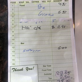 Panda Garden - And lastly, what is this? I need this itemized for work & I have to explain to them this is what I got. White out? Seriously???? - Chinese Near Me - Saint George, Utah
