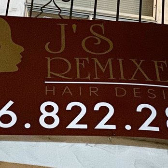 J's Remixed Hair Design - Street sign - Hair Salons Near Me - Sacramento, California J's Remixed Hair Design - Street sign - Hair Salons Near Me - Sacramento, California