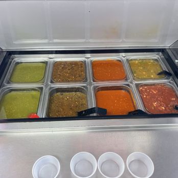 Chuy's Taco Shop - Salsa bar - Mexican Near Me - San Diego, California Chuy's Taco Shop - Salsa bar - Mexican Near Me - San Diego, California