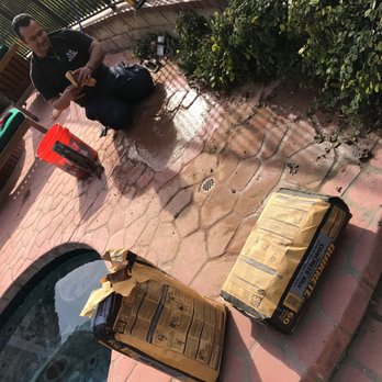 Rooter Boys - Did a spot repair for a jacuzzi. Re-patching and color matching concrete - Plumbing Near Me