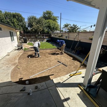 LR Masonry - Luis and Angel Preparing the base, getting ready for the pour the next day. - Masonry/Concrete Near Me LR Masonry - Luis and Angel Preparing the base, getting ready for the pour the next day. - Masonry/Concrete Near Me