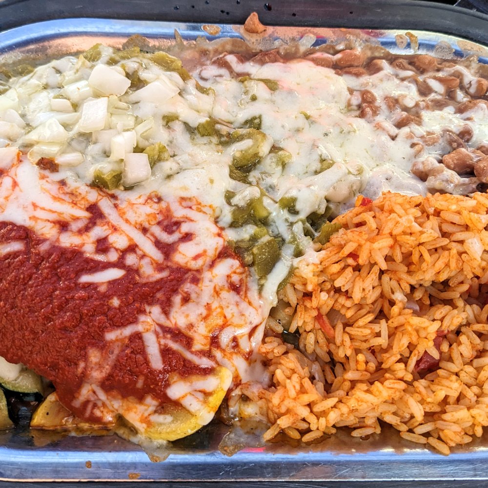 Tomasita's - christmas enchilada plate - New Mexican Cuisine Near Me - Santa Fe, New Mexico Tomasita's - christmas enchilada plate - New Mexican Cuisine Near Me - Santa Fe, New Mexico