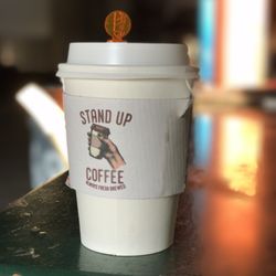 Stand Up Coffee - A boost to my Monday morning courtesy of #StandUpCoffee